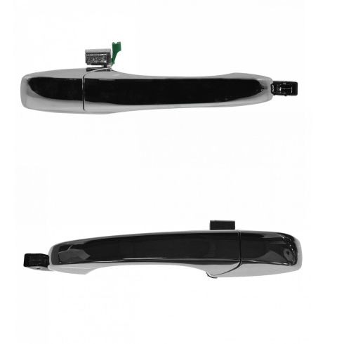Dodge Avenger Chrysler 200 Sebring Rear Driver & Passenger Side 2 Piece Exterior Door Handle Set TRQ DHA65779