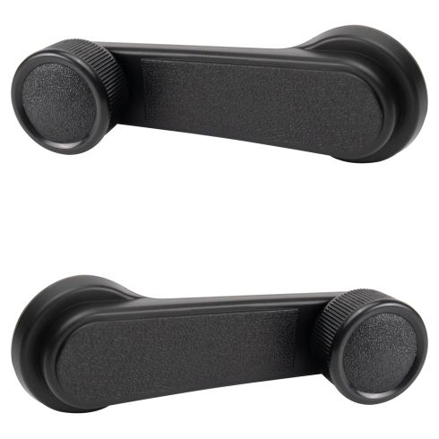 Nissan D21 Hardbody Pickup Pickup Front Driver & Passenger Side 2 Piece Window Crank Handle Set TRQ DHA31457