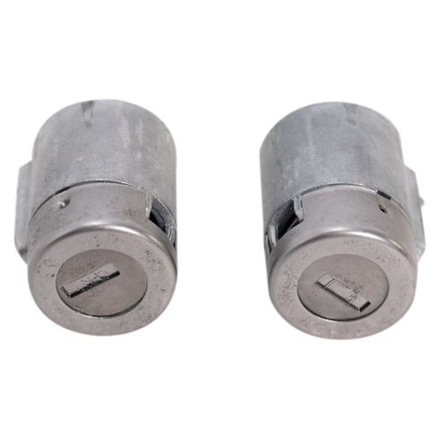 Chevrolet GMC 2 Piece Door Lock Cylinder Set TRQ BDA02084