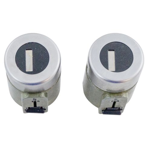Chevrolet GMC 2 Piece Door Lock Cylinder Set TRQ BDA69222