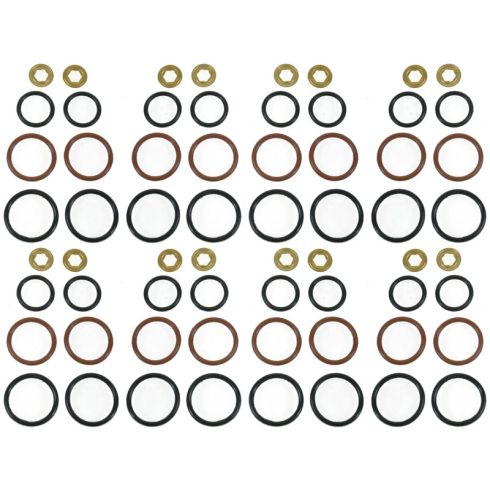 Ford 8 Piece Fuel Injector O-Ring Kit Dorman OE Solutions 1AEEK00132