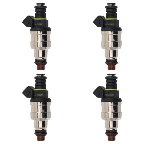 1991 Ford Taurus L4 2.5L 4 Piece Fuel Injector Set TRQ FIA60500