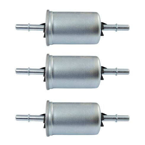 Ford Lincoln Mercury In Line Fuel Filter 3 Piece Set ECOGARD 1AEEK01129
