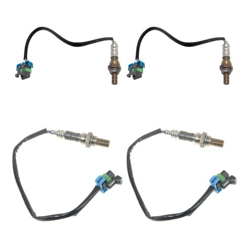 Chevrolet GMC 4 Piece O2 Oxygen Sensor Set TRQ OSA60252