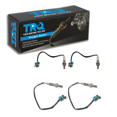 Chevrolet GMC 4 Piece O2 Oxygen Sensor Set TRQ OSA60252