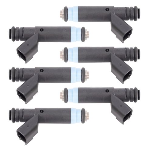 Dodge Chrysler 6 Piece Fuel Injector Set TRQ FIA60334