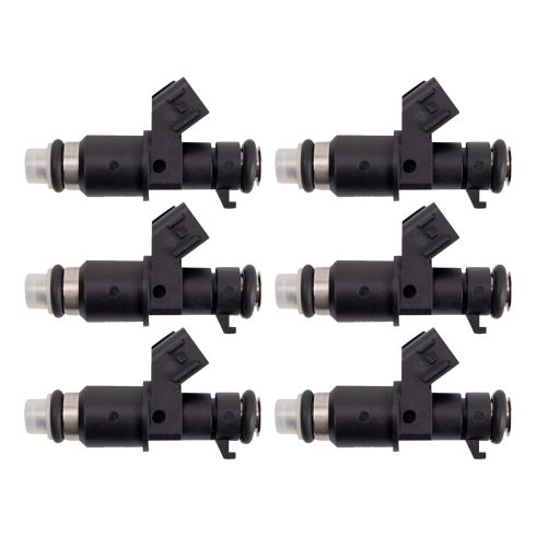Honda Acura Saturn 6 Piece Fuel Injector Set TRQ FIA60733