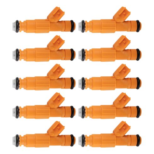 Ford 10 Piece Fuel Injector Set TRQ FIA60768
