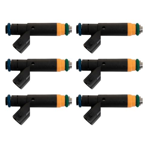 Ford 6 Piece Fuel Injector Set TRQ FIA63036