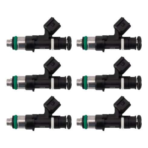 2005 Ford Mercury 6 Piece Fuel Injector Set TRQ FIA63037