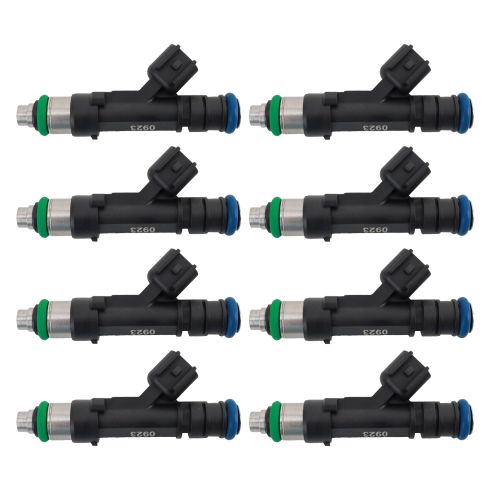2011-15 Ford F150 Mustang 8 Piece Fuel Injector Set TRQ FIA58802