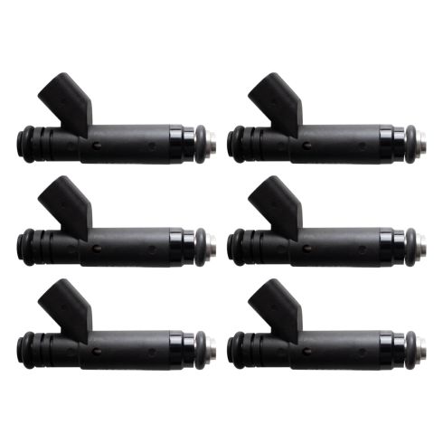 Ford Mercury 6 Piece Fuel Injector Set TRQ FIA58821
