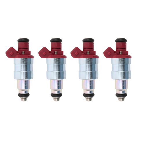 Jeep Cherokee Comanche Wrangler 4 Piece Fuel Injector Set TRQ FIA58849