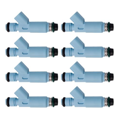 2009-10 Ford E150 E250 F150 8 Piece Fuel Injector Set TRQ FIA58877