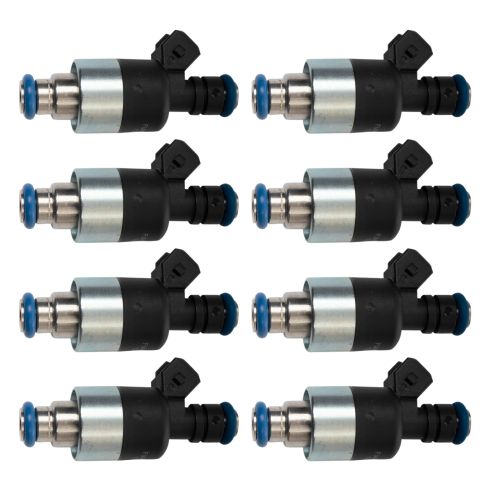 Chevrolet Buick Cadillac Pontiac 8 Piece Fuel Injector Set TRQ FIA58894