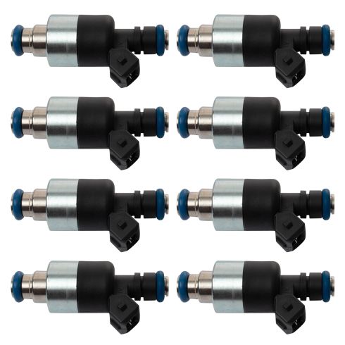 Chevrolet Pontiac 8 Piece Fuel Injector Set TRQ FIA58896