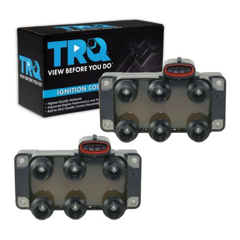 1995-96 Jaguar XJ12 V12 6.0L 2 Piece Ignition Coil Set TRQ ICA61454