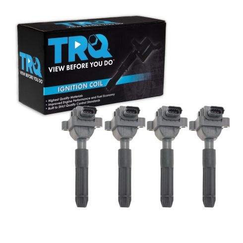 Mercedes Benz C230 SLK230 4 Piece Ignition Coil Set TRQ ICA61467