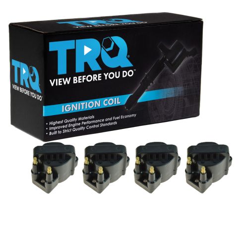 Chevrolet Cadillac Olds 4 Piece Ignition Coil Set TRQ ICA61515