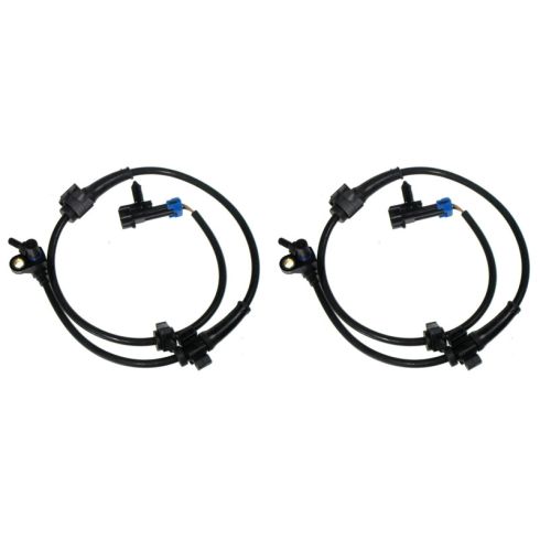 Chevrolet GMC Cadillac Front Driver & Passenger Side 2 Piece ABS Wheel Speed Sensor Set TRQ BSA71228 - Image 4
