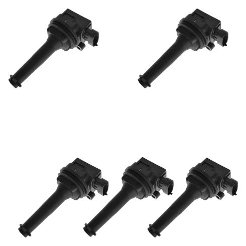 Volvo C70 S60 S70 S80 V70 XC70 XC90 5 Piece Ignition Coil Set TRQ ICA61532