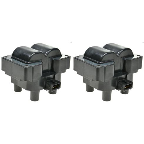 Land Rover Discovery Range Rover 2 Piece Ignition Coil Set TRQ ICA61552