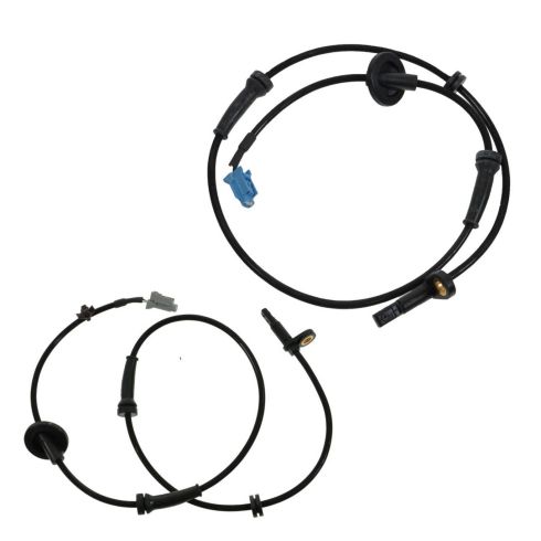 2003-07 Nissan Murano Front Driver & Passenger Side 2 Piece ABS Wheel Speed Sensor Set TRQ BSA71235