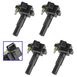2002 Subaru Impreza H4 2.0L 4 Piece Ignition Coil Set TRQ ICA61615