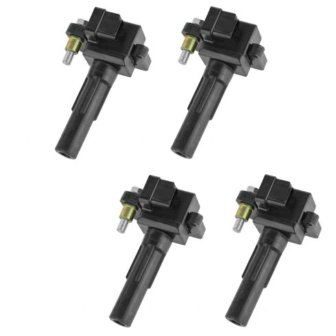 2002 Subaru Impreza H4 2.0L 4 Piece Ignition Coil Set TRQ ICA61615