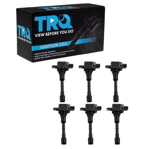 Nissan Infiniti 6 Piece Ignition Coil Set TRQ ICA61638