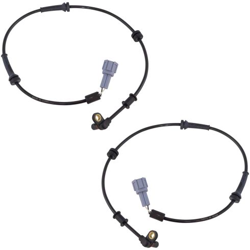 Nissan Infiniti Front Driver & Passenger Side 2 Piece ABS Wheel Speed Sensor Set TRQ BSA71285 - Image 3