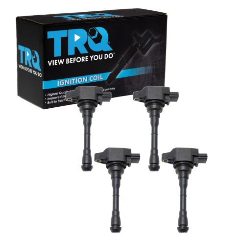 Nissan 4 Piece Ignition Coil Set TRQ ICA64506