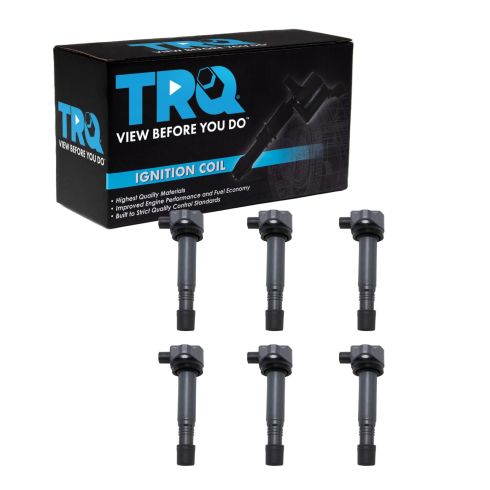 Honda Acura 6 Piece Ignition Coil Set TRQ ICA64267