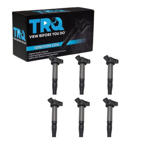 Toyota Lexus 6 Piece Ignition Coil Set TRQ ICA64271