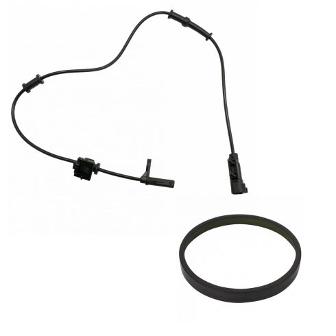 Dodge Chrysler Rear Passenger Side ABS Wheel Speed Sensor with Tone Ring TRQ BSA71367 - Image 4