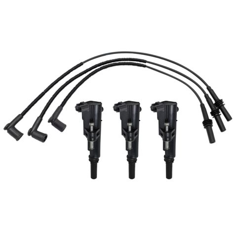 Jeep Dodge Ram Mitsubishi 4 Piece Ignition Kit TRQ TKA01173
