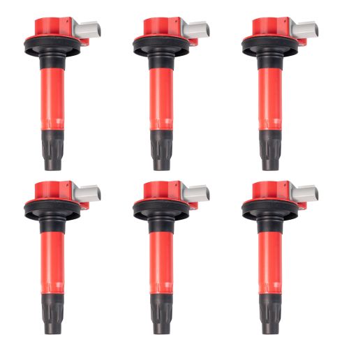 2010-12 Ford Flex Taurus Lincoln MKS MKT 6 Piece Ignition Coil Set TRQ Performance ICA79703