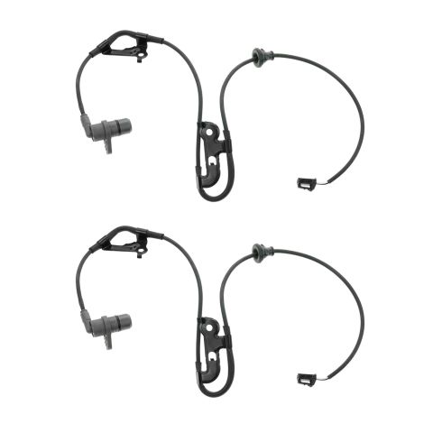 Toyota Lexus Rear Driver & Passenger Side 2 Piece ABS Wheel Speed Sensor Set TRQ BSA72441 - Image 4