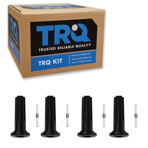 2007-12 Chevrolet Colorado GMC Canyon 4 Piece Ignition Coil Boot Set TRQ ICA30403