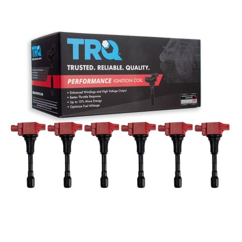 Nissan Infiniti 6 Piece Ignition Coil Set TRQ Performance ICA61964