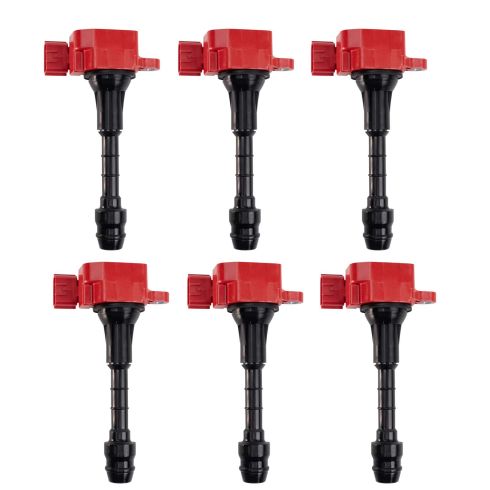 Nissan 350Z Infiniti FX35 G35 M35 6 Piece Ignition Coil Set TRQ Performance ICA61970