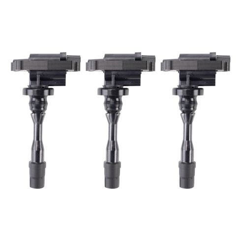 2003-06 Mitsubishi Montero V6 3.8L 3 Piece Ignition Coil Set TRQ ICA63447