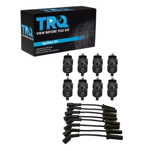2004-05 Cadillac CTS V8 5.7L 9 Piece Ignition Kit TRQ TKA19204