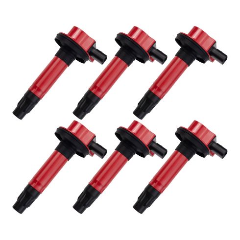 Ford Lincoln 6 Piece Ignition Coil Set TRQ Performance ICA38323