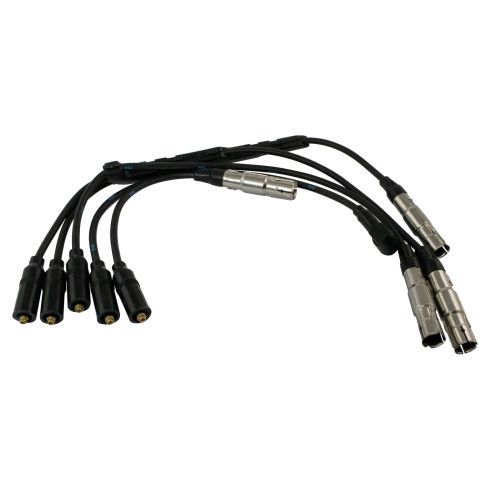 VW Cabrio Golf Jetta Passat Audi 80 Spark Plug Wire Set TRQ IWA69032