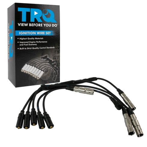 VW Cabrio Golf Jetta Passat Audi 80 Spark Plug Wire Set TRQ IWA69032