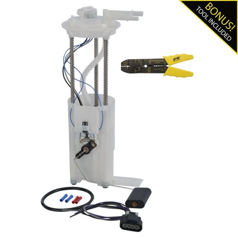 Chevrolet GMC Fuel Pump Module Assembly with Wire Stripper / Crimper TRQ FPA86497