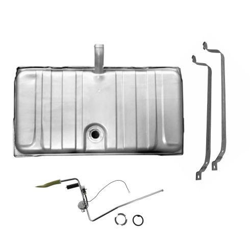 1969 Chevrolet Camaro with 18 Gallon Tank with 3/8 Inch Fuel Line Fuel Tank Kit TRQ FKA69702