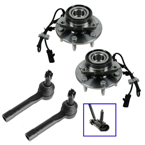 Chevrolet GMC Cadillac Front 4 Piece Steering & Drivetrain Kit TRQ PSA58474