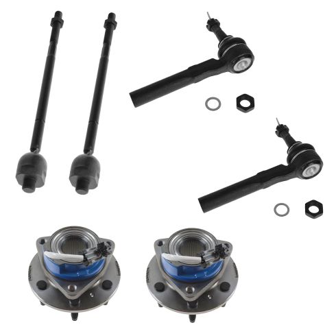 Chevrolet Buick Pontiac Saturn Front 6 Piece Steering & Drivetrain Kit TRQ PSA58478